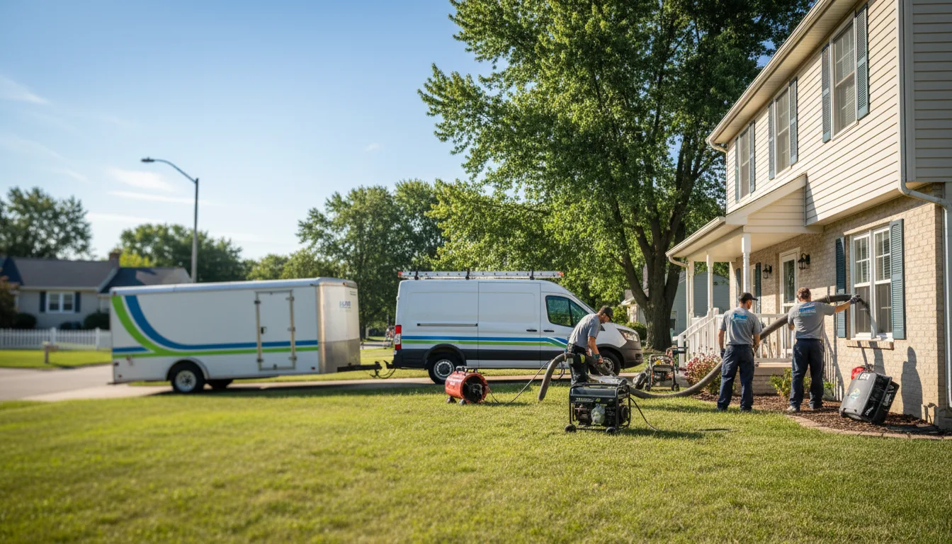 Flooded Basement Restoration And Cleanup With Repair in Deer Creek, MN near me